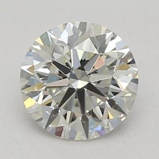 0.45 Carat Round I VVS1 VG EX GIA Natural Diamond