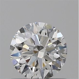 0.55 Carat Round F VS2 EX GIA Natural Diamond