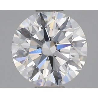 0.75 Carat Round F VS2 EX GIA Natural Diamond