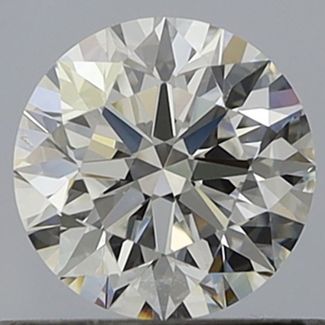 0.6 Carat Round F VVS1 EX GIA Natural Diamond