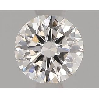 0.31 Carat Round F SI1 EX GIA Natural Diamond