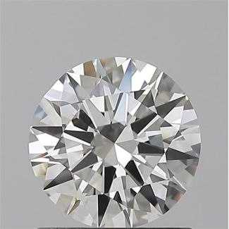 1.00 Carat Round H VVS2 EX VG GIA Natural Diamond