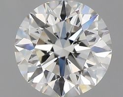 0.56 Carat Round I VS2 EX GIA Natural Diamond