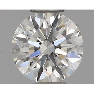 0.33 Carat Round H VVS1 EX IGI Natural Diamond