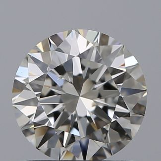 1.04 Carat Round J SI1 EX GIA Natural Diamond