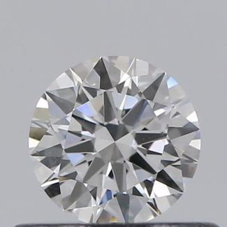 0.36 Carat Round D VS1 EX GIA Natural Diamond