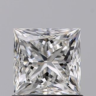 0.91 Carat Princess F VS1 - EX VG GIA Natural Diamond