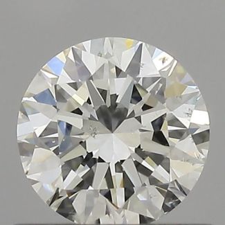 0.52 Carat Round H SI1 VG EX GIA Natural Diamond