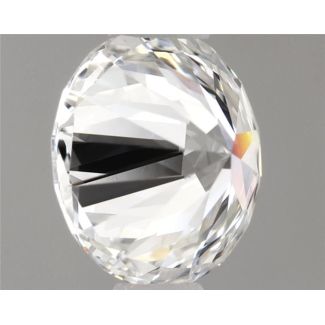 0.6 Carat Round F VVS2 EX GIA Natural Diamond