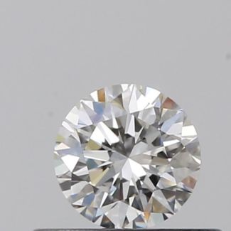 0.30 Carat Round H VVS2 VG EX GIA Natural Diamond