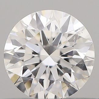 0.43 Carat Round D VS2 EX VG GIA Natural Diamond