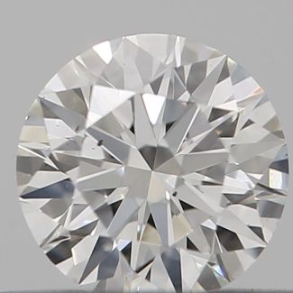 0.35 Carat Round H SI1 EX GIA Natural Diamond