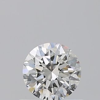 0.59 Carat Round G VVS2 EX GIA Natural Diamond