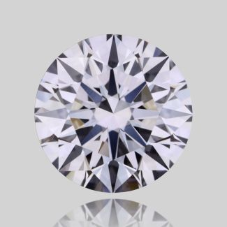 0.6 Carat Round D VVS2 EX GIA Natural Diamond