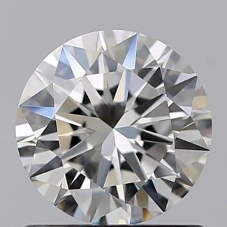 0.80 Carat Round F VVS2 EX GIA Natural Diamond