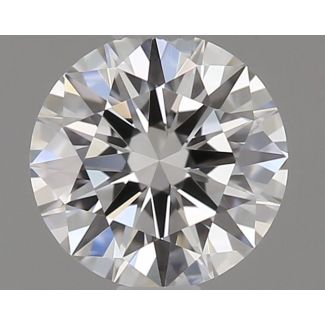 0.31 Carat Round F VVS2 EX GIA Natural Diamond