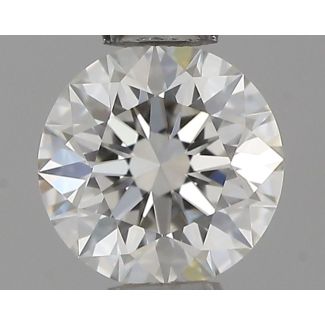 0.34 Carat Round G VVS2 EX IGI Natural Diamond