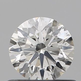 0.6 Carat Round E SI1 EX GIA Natural Diamond