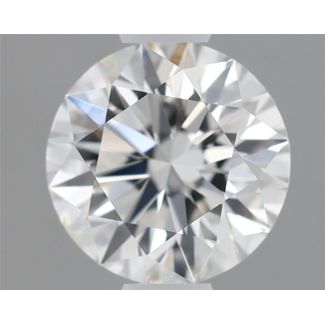 0.51 Carat Round H SI2 EX GIA Natural Diamond