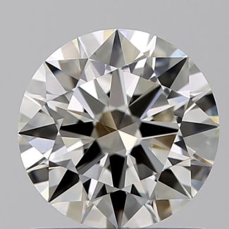 0.92 Carat Round J VVS1 EX GIA Natural Diamond