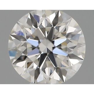 0.31 Carat Round H VVS1 EX GIA Natural Diamond