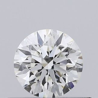 0.3 Carat Round H VVS2 EX VG GIA Natural Diamond