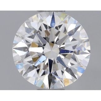 0.57 Carat Round E SI1 EX GIA Natural Diamond