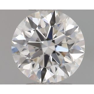 0.44 Carat Round H VS1 EX IGI Natural Diamond