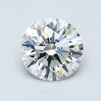 0.82 Carat Round H VVS2 EX GIA Natural Diamond