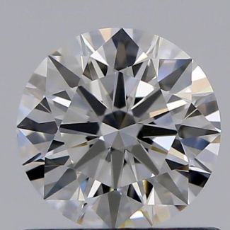 0.63 Carat Round F VS1 EX GIA Natural Diamond