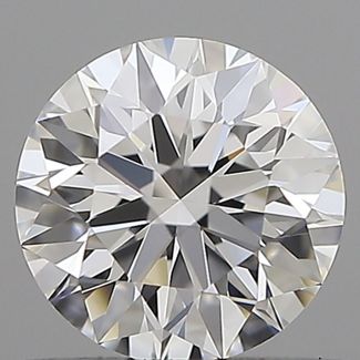 0.46 Carat Round D VVS1 EX GIA Natural Diamond