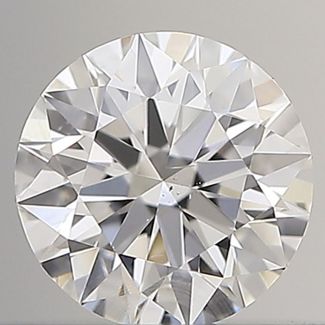 0.40 Carat Round D SI1 EX GIA Natural Diamond