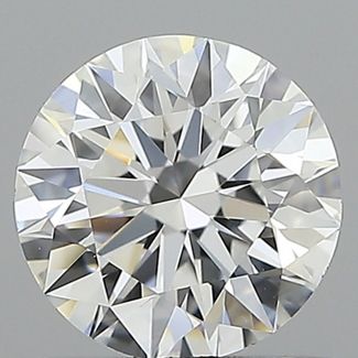 0.56 Carat Round D VVS2 EX GIA Natural Diamond