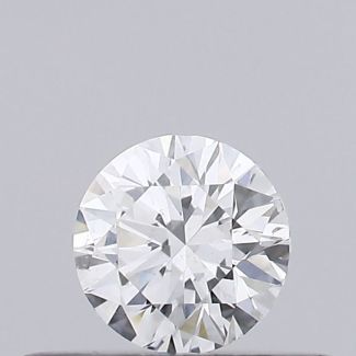 0.23 Carat Round D SI2 EX VG GIA Natural Diamond