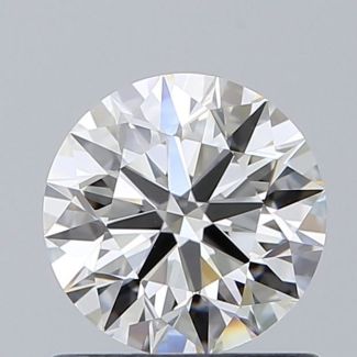 0.82 Carat Round H VVS2 EX GIA Natural Diamond