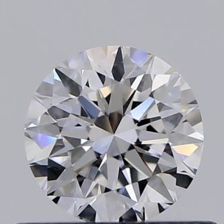 0.45 Carat Round D VS2 VG EX GIA Natural Diamond