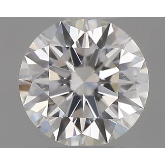 0.18 Carat Round F VVS1 EX GIA Natural Diamond