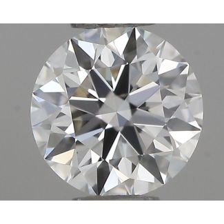 0.35 Carat Round G VVS2 EX GIA Natural Diamond