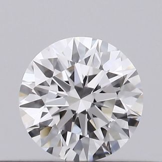 0.22 Carat Round D VS1 EX GIA Natural Diamond