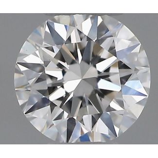 0.35 Carat Round F VS2 EX GIA Natural Diamond