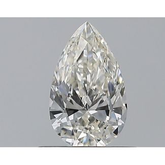 0.53 Carat Pear H SI1 - EX VG GIA Natural Diamond