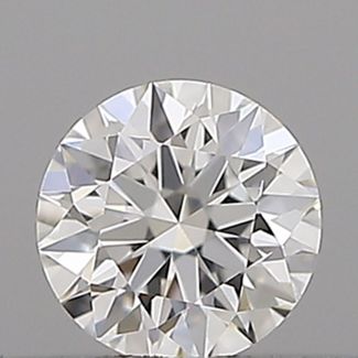 0.18 Carat Round E VVS2 EX GIA Natural Diamond