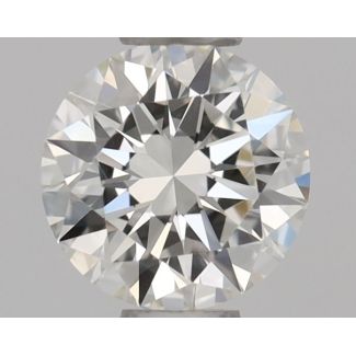 0.3 Carat Round H VVS1 EX VG GIA Natural Diamond