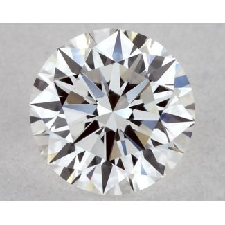 0.31 Carat Round F VVS2 EX VG GIA Natural Diamond