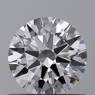 0.71 Carat Round D VS2 EX GIA Natural Diamond