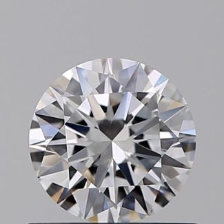 0.50 Carat Round D VS2 EX VG GIA Natural Diamond