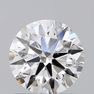 0.95 Carat Round D SI2 EX GIA Natural Diamond