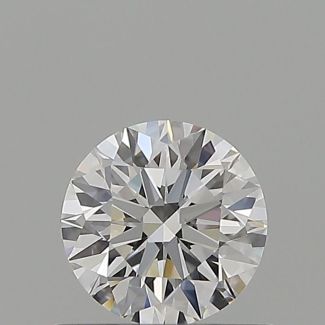 0.64 Carat Round E VVS1 EX GIA Natural Diamond