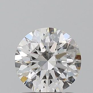 1.0 Carat Round F SI1 EX GIA Natural Diamond