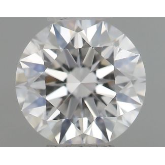 0.45 Carat Round F VVS2 EX GIA Natural Diamond